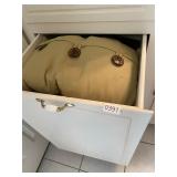 Drawer of pillows