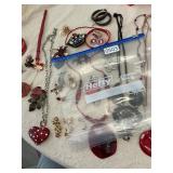 Shades of blue hue costume Jewelry Lot