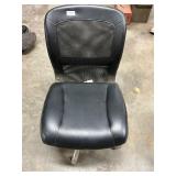 Black rolling office chair
