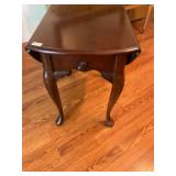 Wooden drop side table