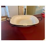 Large dish in server