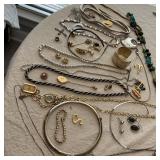 Large lot of costume jewelry
