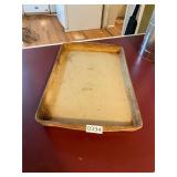 Pampered chef, stoneware baking sheet