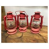 3- electrified lanterns