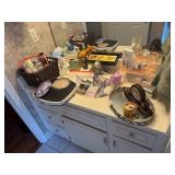 Contents of bathroom counter