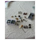 Pins, tie tacks, cuff links & zippo lighter *****
