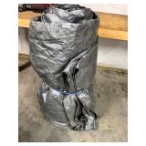 Large gray tarp