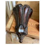 Metal wall planter decor