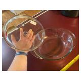 Anchor Hocking glass bowl with lid