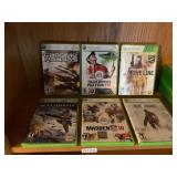 6- X-Box 360 game lot