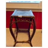 Bamboo style wicker table