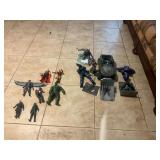 Army vehicle, Hulk, action figures ï¿½ all