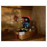 Vintage Steinbach German -Smoker music fisherman