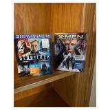 Star Trek and X-men Blue Ray movies