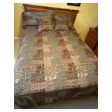 King size comforter, shams, pillows