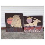Tiger and Gazelle art work