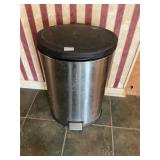 Stainless trash can
