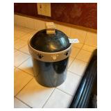 Dog treat canister with lid