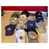 18- assorted hats and tote