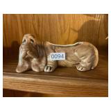 Droopy dog basset hound planter