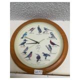 National Audubon Society bird clock
