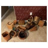Huge lot assorted baskets