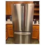 GE stainless steel refrigerator- cold