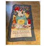 Spuds Mackenzie beach towel