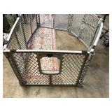 Collapsing folding portable dog or cat pen