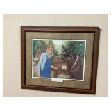 Framed Millard Deramus, quachita people picture