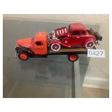 Ajax 1941 Chevrolet pick up flatbed w car