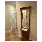 Beautiful Hall tree marble inlay