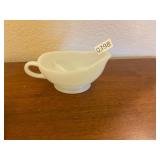 White Fireking gravy bowl