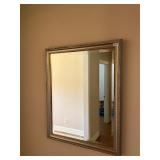Silver framed mirror 25 x 32