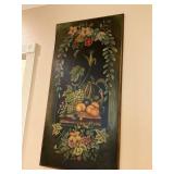 Wood painted picture 24 x 47