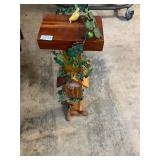 Wooden plant stand