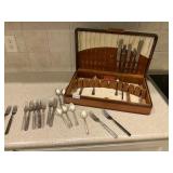 Shapleigh, diamond edge & assorted silverware