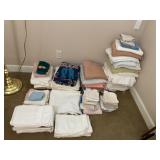 Large assortment of towels, washcloths All