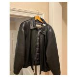 Belle studio xl black leather jacket