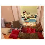 Pillows, sheets, placemats, table clothes all
