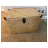 Tan storage trunk