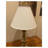 Brass table lamp