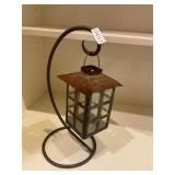 Candle holder box with stand