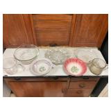 bowls. platters, measure cups- all