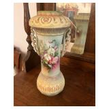 Antique 2 handled painted vase