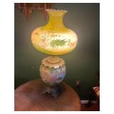 Antique gone with the wind lamp