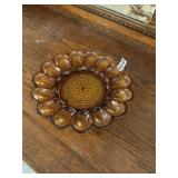 Amber egg platter