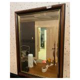 Framed rectangle mirror 19 x 27