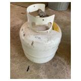 3/4 full propane bottle