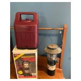 Propane Dual Mantle Lantern and case